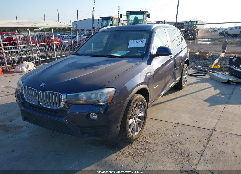 2017 BMW X3 VIN: 5UXWX9C35H0W69634