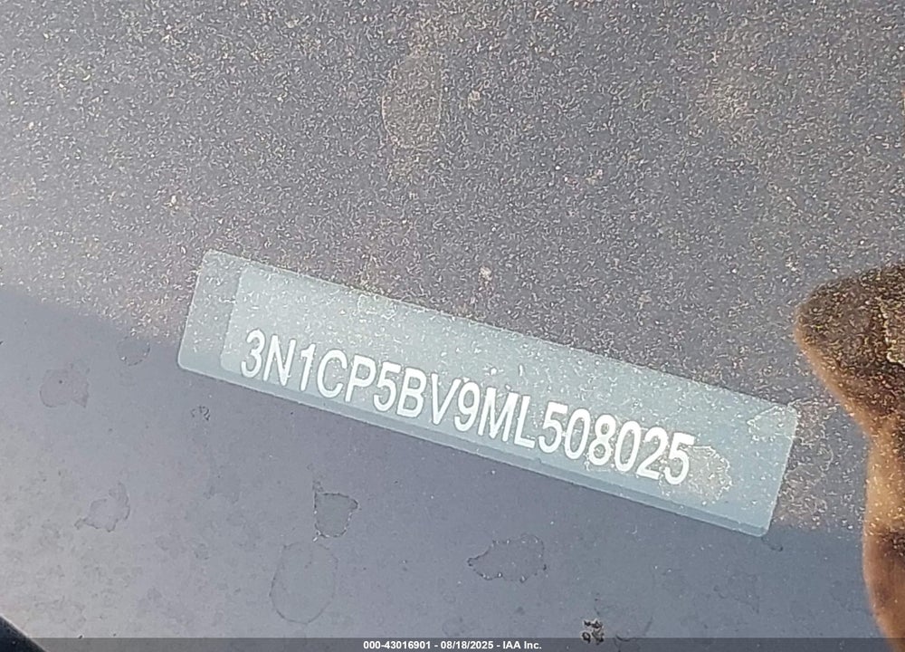 2021 NISSAN KICKS VIN: 3N1CP5BV9ML508025