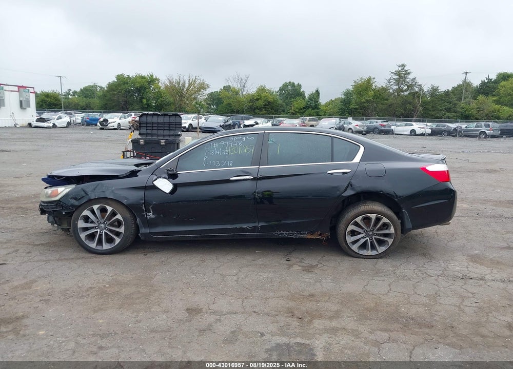 2014 HONDA ACCORD VIN: 1HGCR2F58EA173298