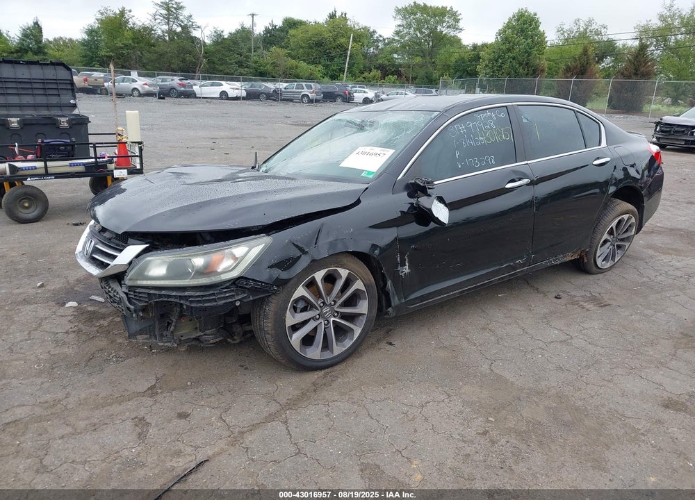 2014 HONDA ACCORD VIN: 1HGCR2F58EA173298