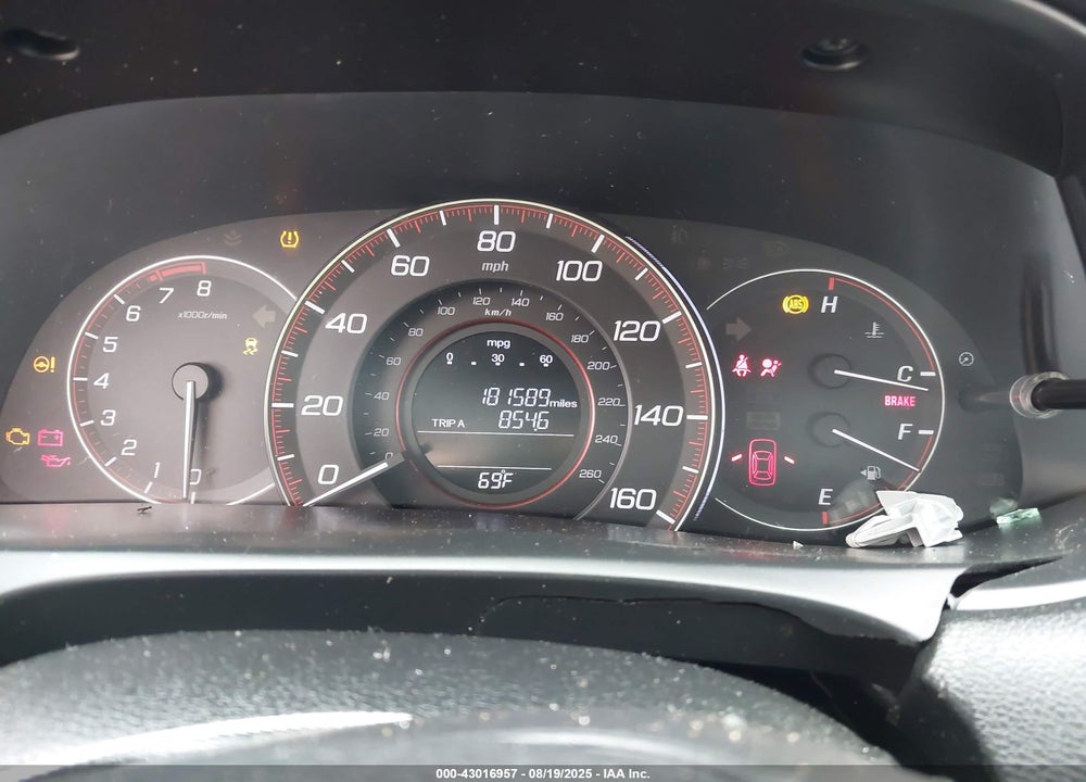 2014 HONDA ACCORD VIN: 1HGCR2F58EA173298