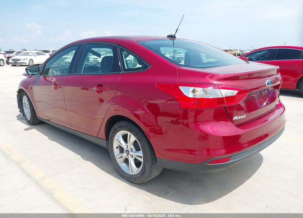 2013 FORD FOCUS SE VIN: 1FADP3F23DL381280