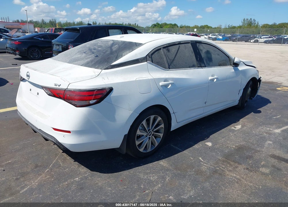 2022 NISSAN SENTRA SV XTRONIC CVT VIN: 3N1AB8CV6NY290717