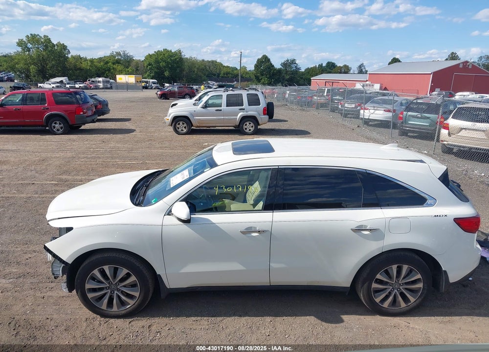 2015 ACURA MDX VIN: 5FRYD4H47FB017750