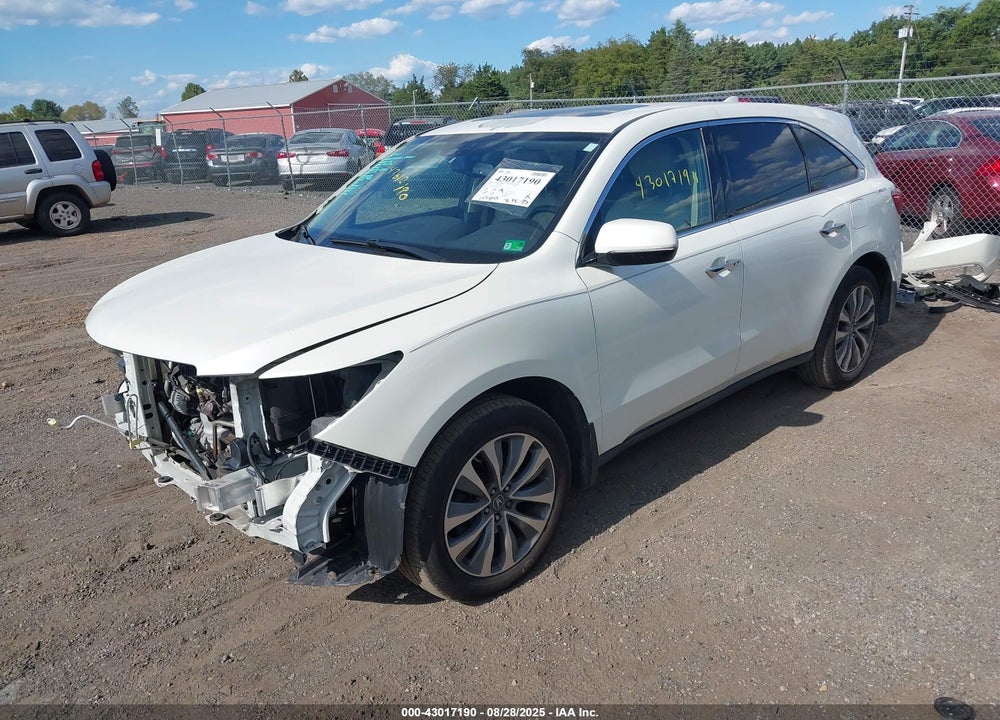 2015 ACURA MDX VIN: 5FRYD4H47FB017750