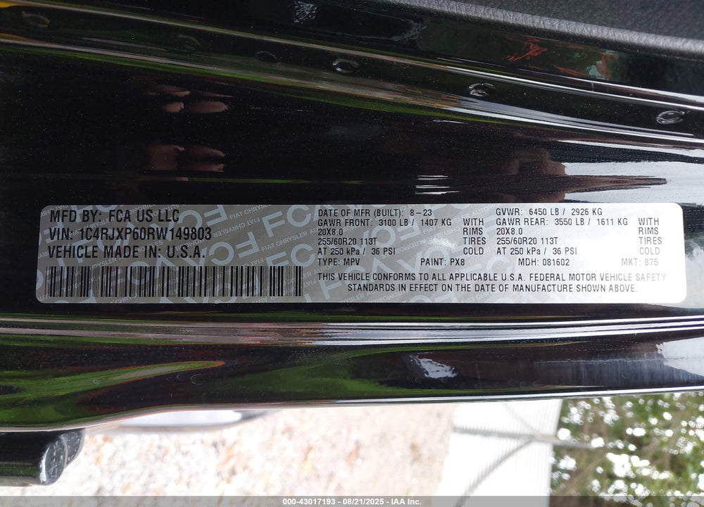 2024 JEEP WRANGLER / VIN: 1C4RJXP60RW149803
