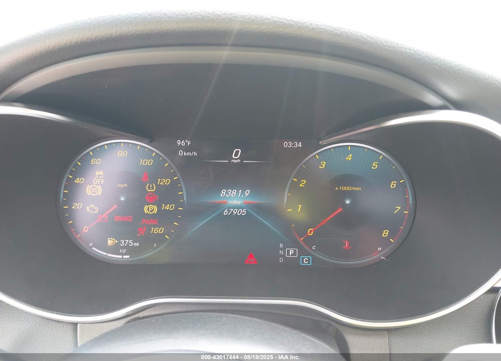 2021 MERCEDES-BENZ C CLASS VIN: W1KWF8EB7MR616058