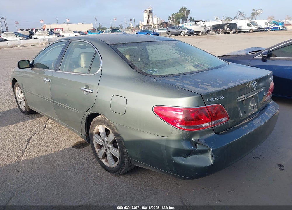 2005 LEXUS ES 330 VIN: JTHBA30G855074490