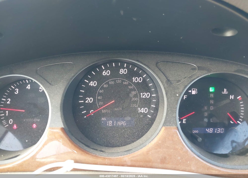 2005 LEXUS ES 330 VIN: JTHBA30G855074490