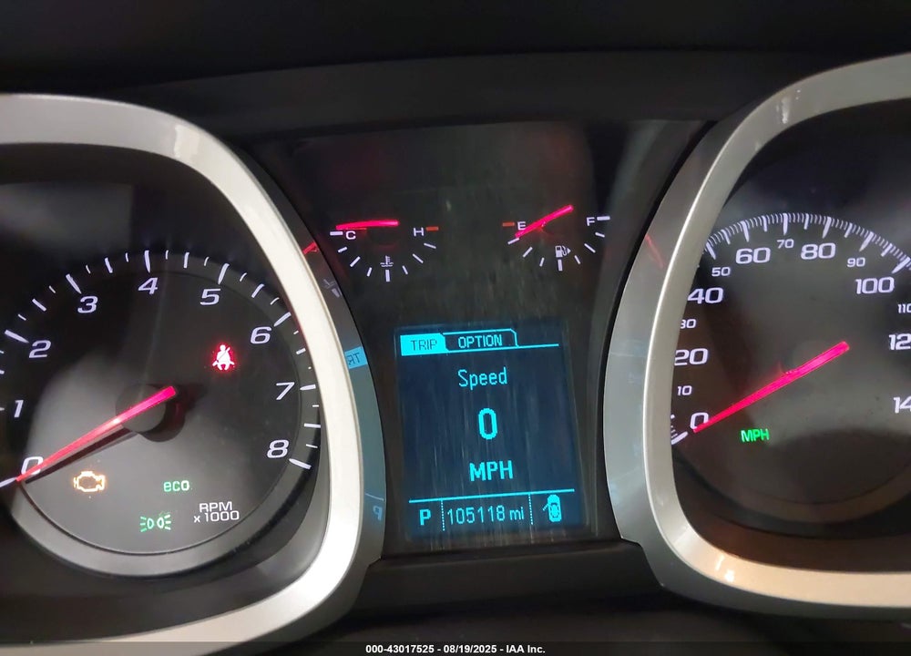2014 CHEVROLET EQUINOX VIN: 2GNFLGEKXE6208414