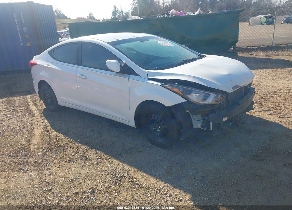 2016 HYUNDAI ELANTRA SE VIN: 5NPDH4AE9GH756502
