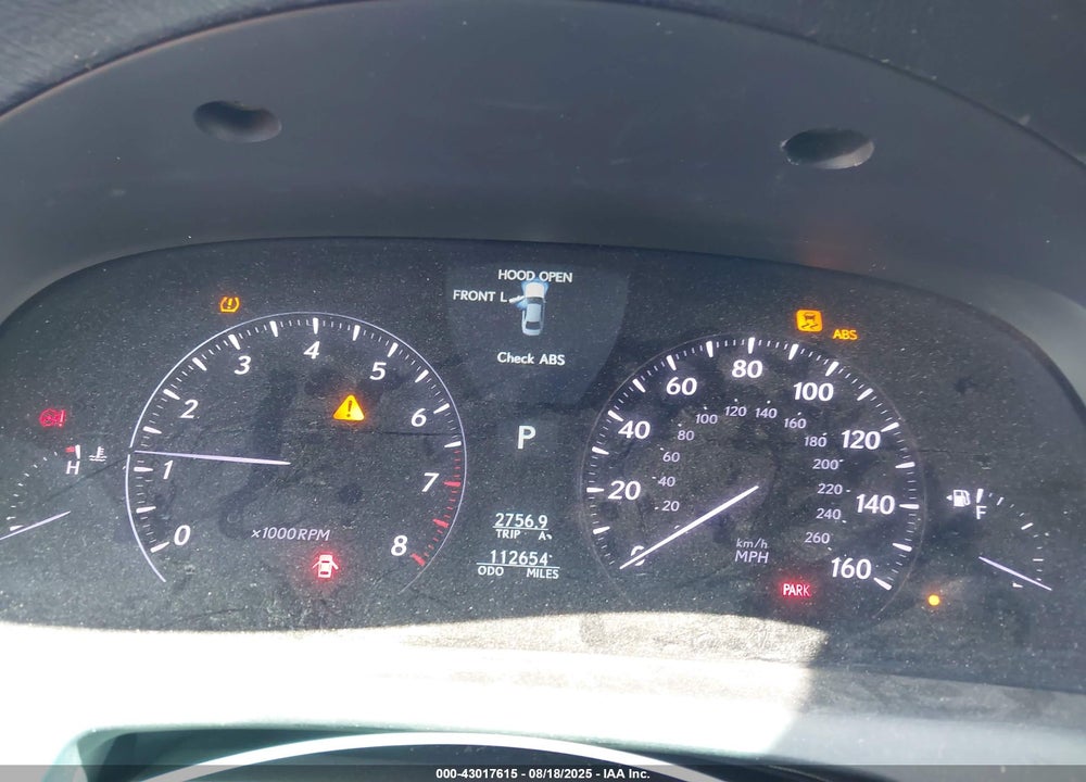 2009 LEXUS LS 460 VIN: JTHBL46F495089881