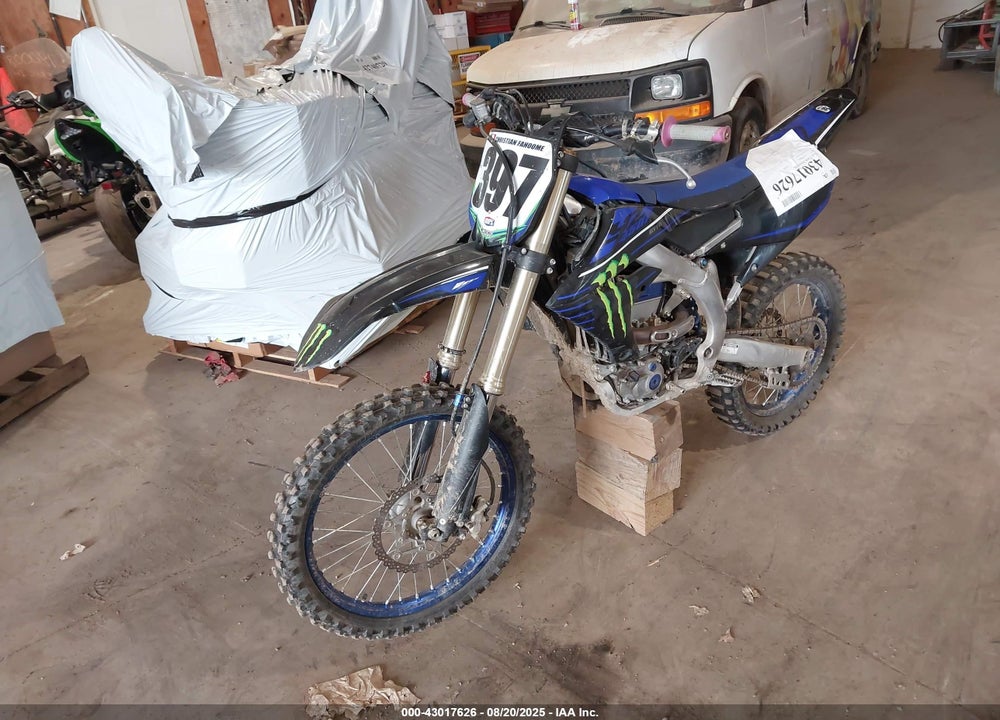 2022 YAMAHA YZ450 F VIN: JYACJ26C7NA012828