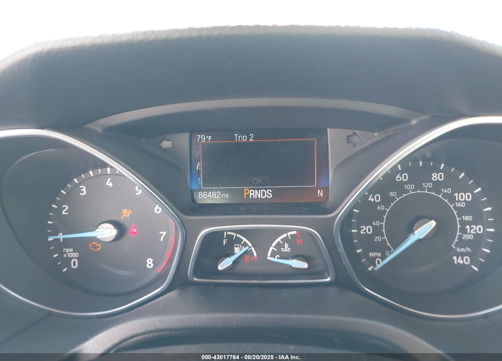 2017 FORD FOCUS VIN: 1FADP3J26HL288170