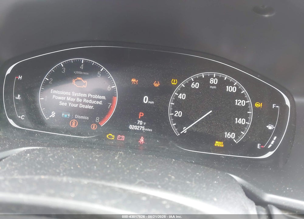 2021 HONDA ACCORD VIN: 1HGCV1F51MA091451