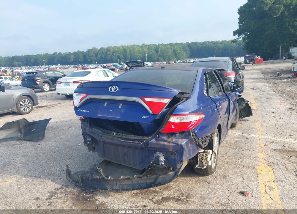 2015 TOYOTA CAMRY SE VIN: 4T1BF1FK3FU872711