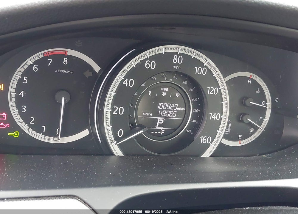 2013 HONDA ACCORD LX VIN: 1HGCR2F39DA136175