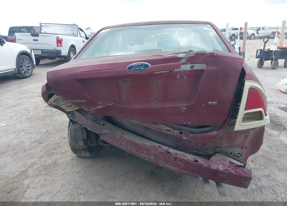 2006 FORD FUSION VIN: 3FAFP07Z26R223911