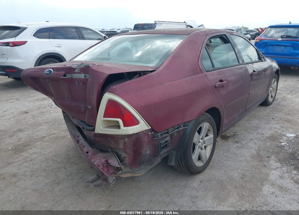 2006 FORD FUSION VIN: 3FAFP07Z26R223911