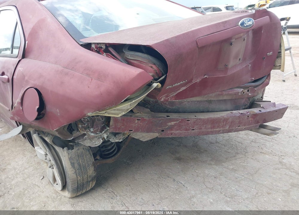 2006 FORD FUSION VIN: 3FAFP07Z26R223911