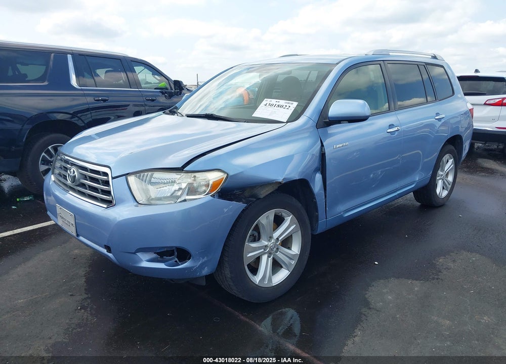 2008 TOYOTA HIGHLANDER LIMITED VIN: JTEES42A482036041