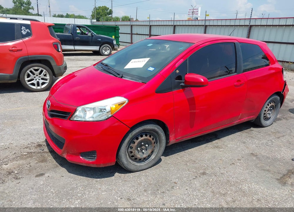 2012 TOYOTA YARIS VIN: JTDJTUD39CD515311