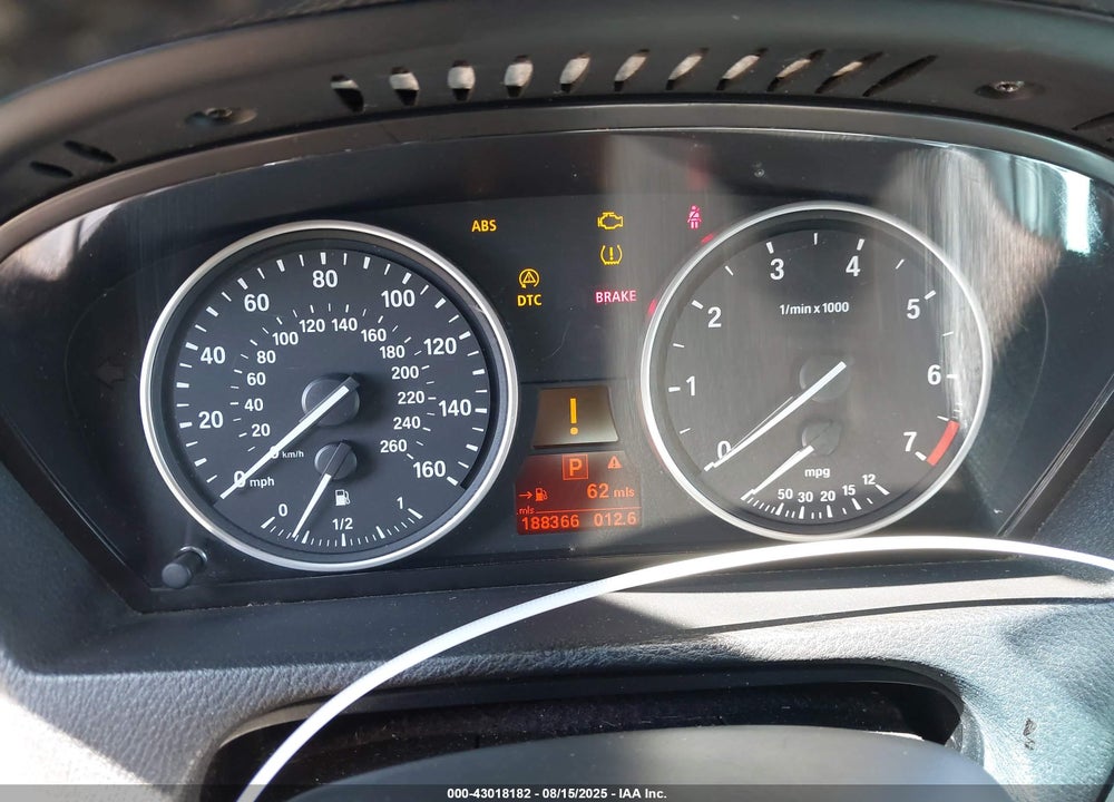 2007 BMW X5 4.8I VIN: 4USFE83547LY64148