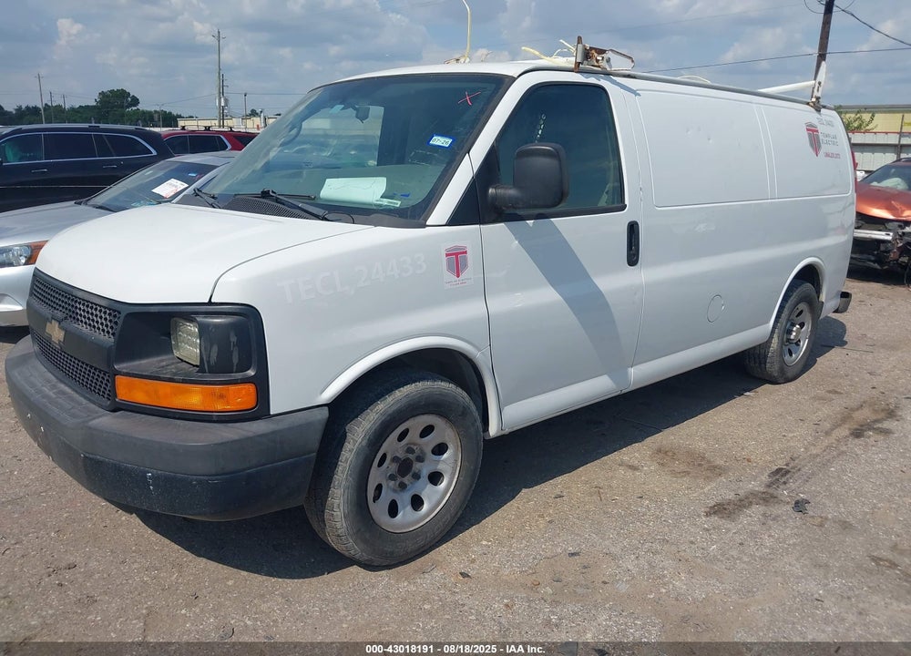 2013 CHEVROLET EXPRESS 1500 WORK VAN VIN: 1GCSGAFX1D1146809