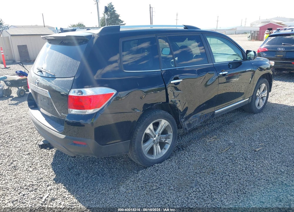 2013 TOYOTA HIGHLANDER VIN: 5TDDK3EH8DS203670