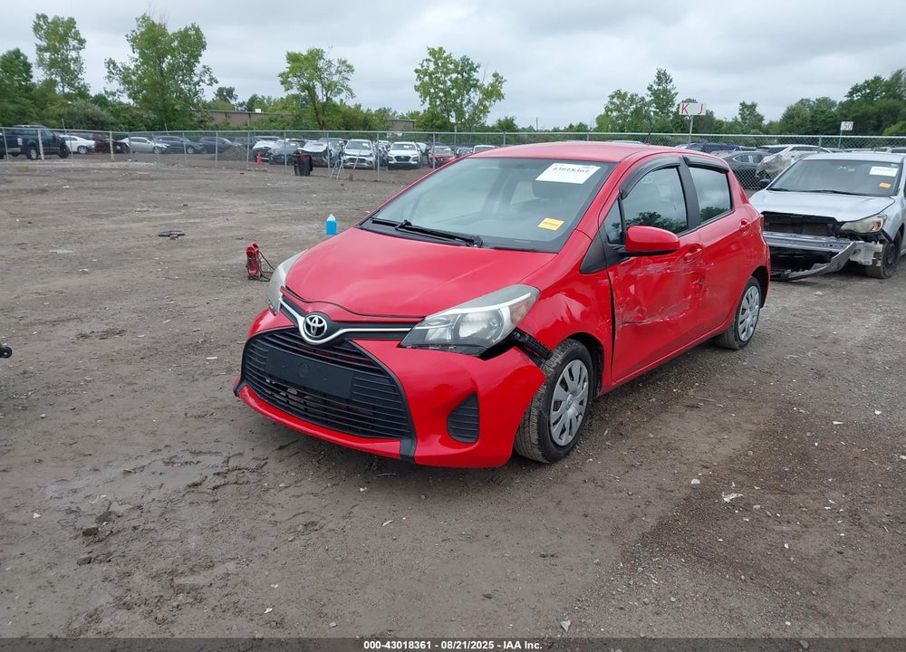 2016 TOYOTA YARIS VIN: VNKKTUD39GA062729