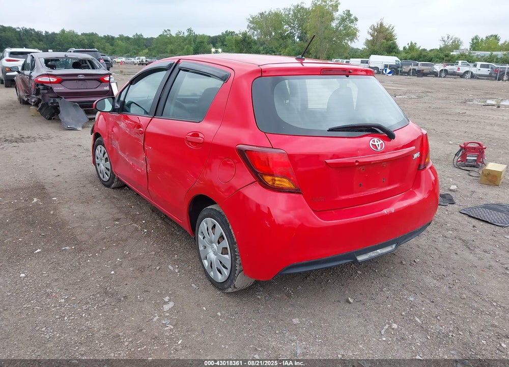 2016 TOYOTA YARIS VIN: VNKKTUD39GA062729