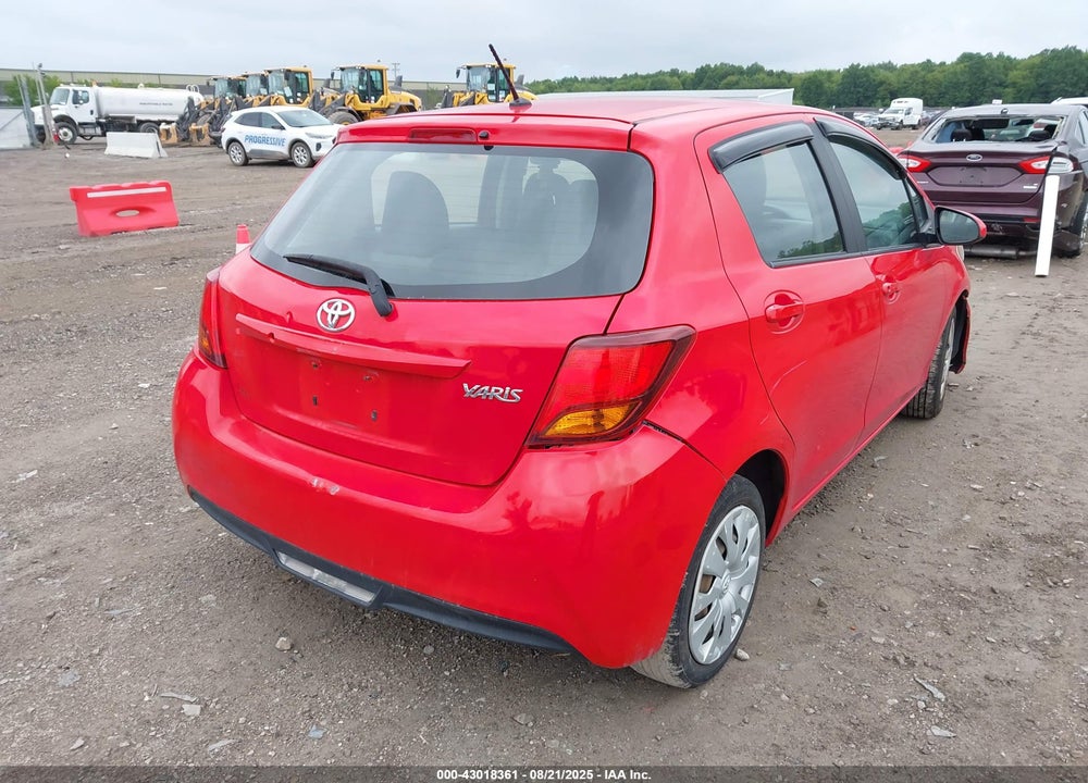 2016 TOYOTA YARIS VIN: VNKKTUD39GA062729