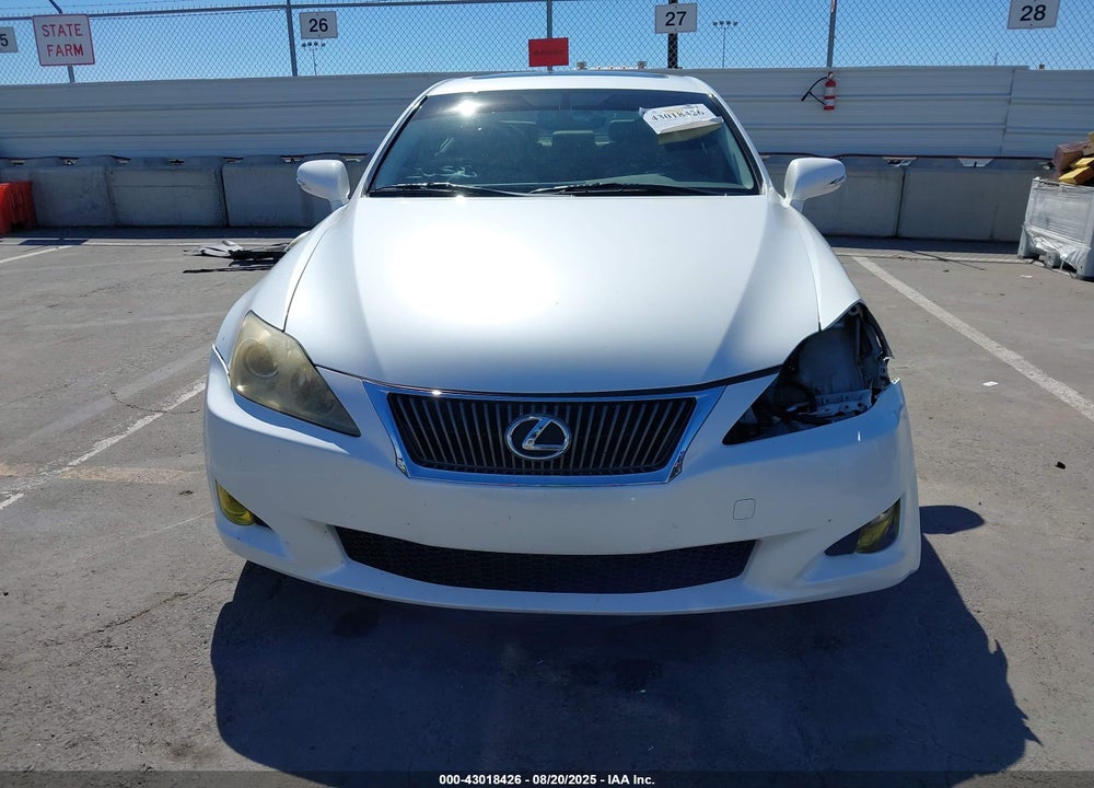 2010 LEXUS IS 250 VIN: JTHBF5C20A5123804