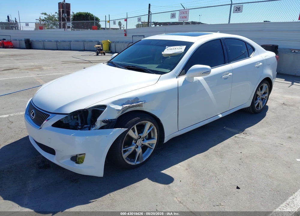 2010 LEXUS IS 250 VIN: JTHBF5C20A5123804