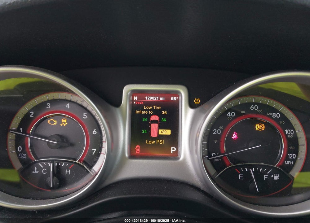 2014 DODGE JOURNEY SXT VIN: 3C4PDDBG5ET150104