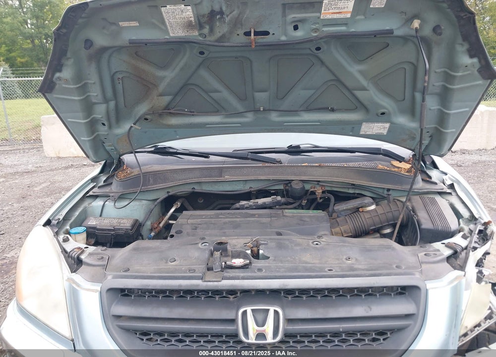 2003 HONDA PILOT EX-L VIN: 2HKYF18513H571365