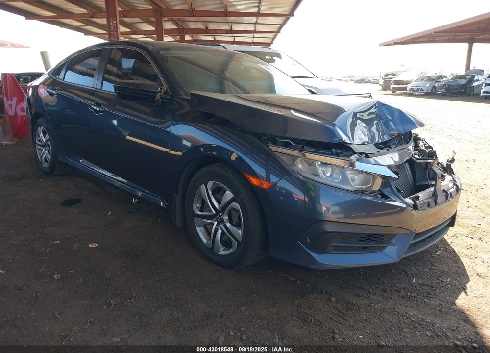 2017 HONDA CIVIC LX VIN: 19XFC2F55HE076073
