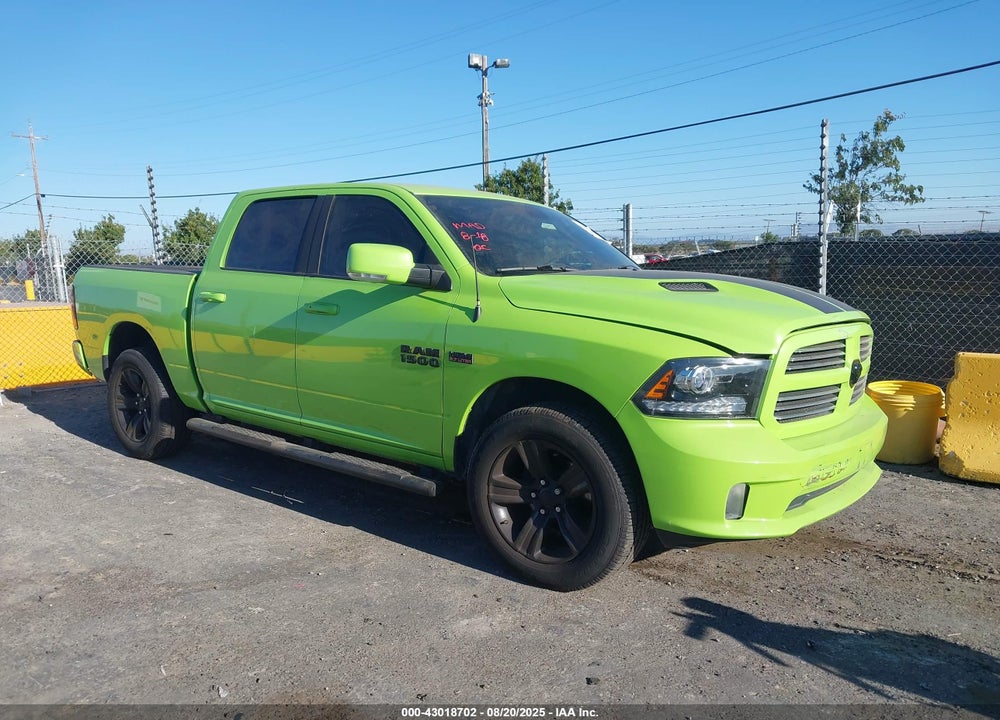 2017 RAM 1500 SPORT  4X4 5'7 BOX VIN: 1C6RR7MT2HS827533