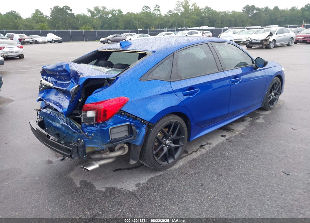 2022 HONDA CIVIC SI SEDAN VIN: 2HGFE1E58NH471419