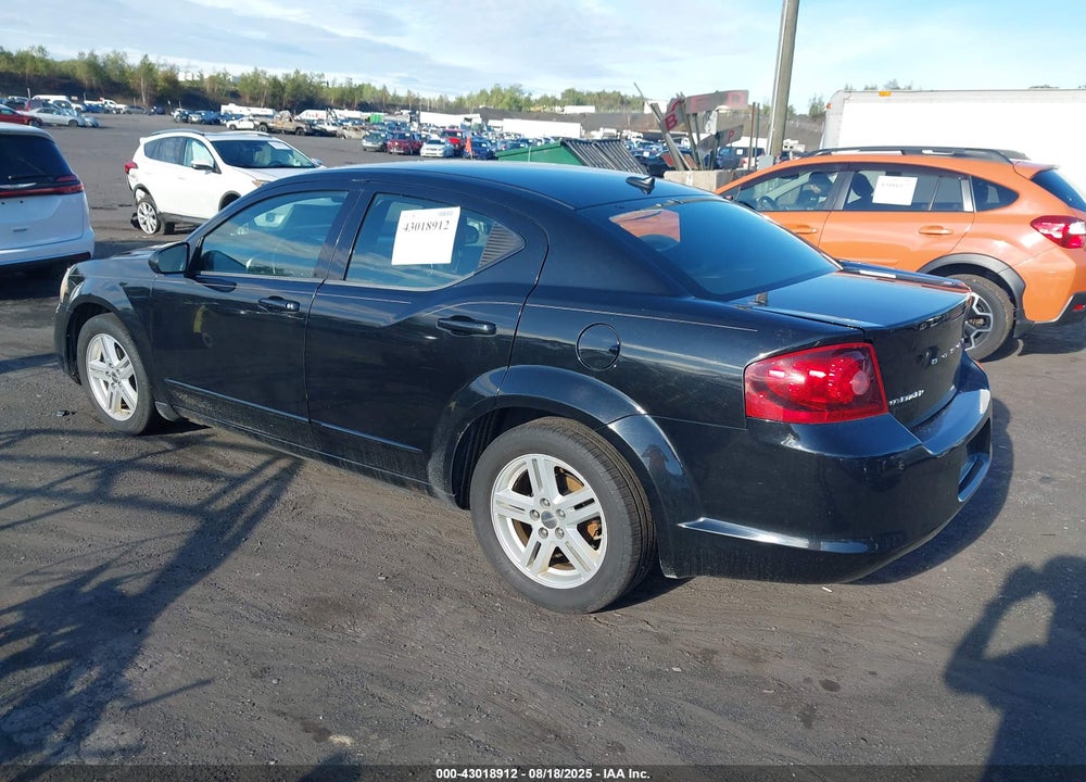 2013 DODGE AVENGER VIN: 1C3CDZCGXDN663555