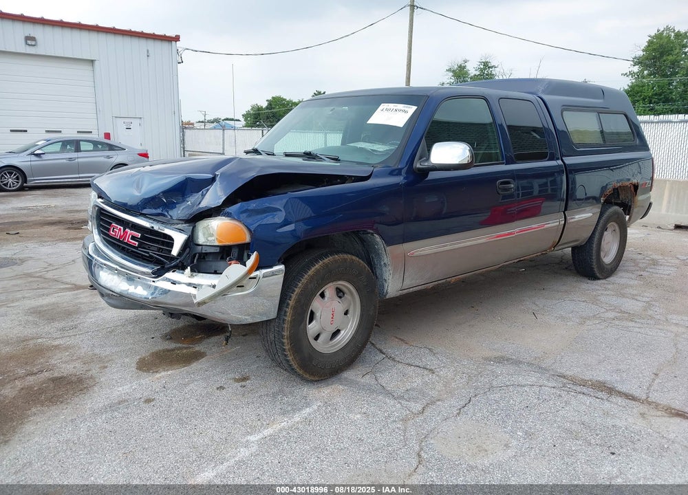2002 GMC SIERRA 1500 SLE VIN: 1GTEK19T52Z303552