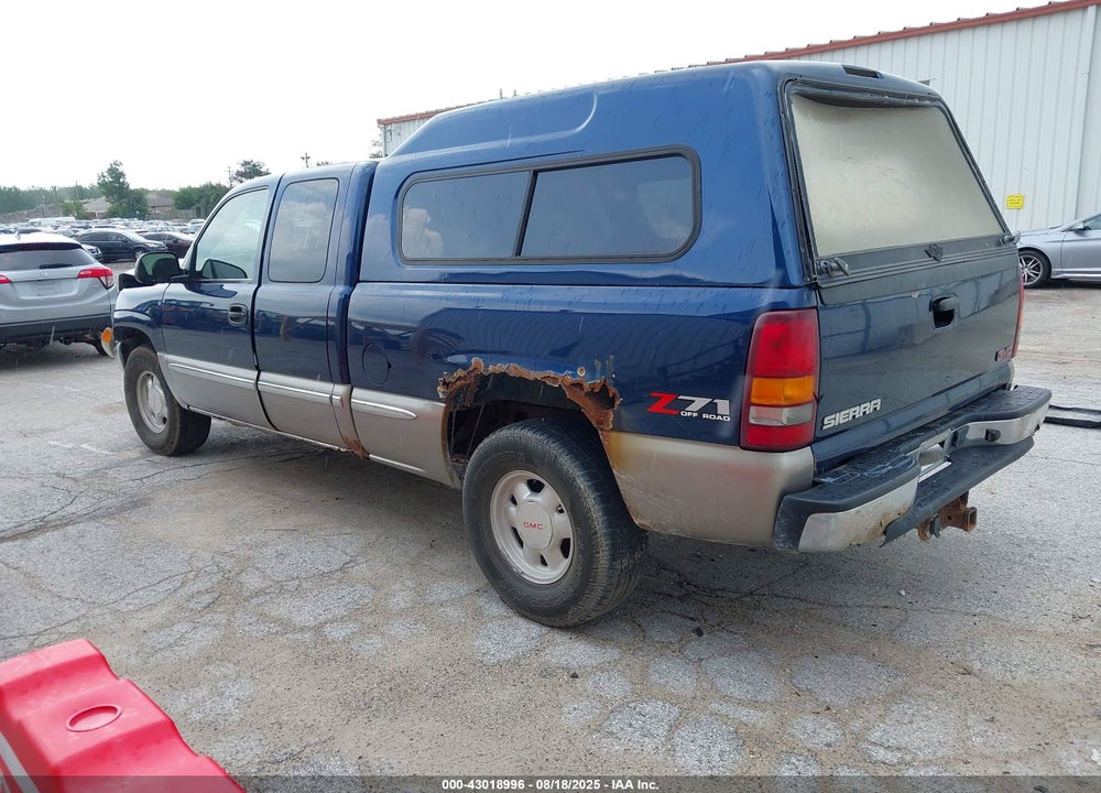 2002 GMC SIERRA 1500 SLE VIN: 1GTEK19T52Z303552