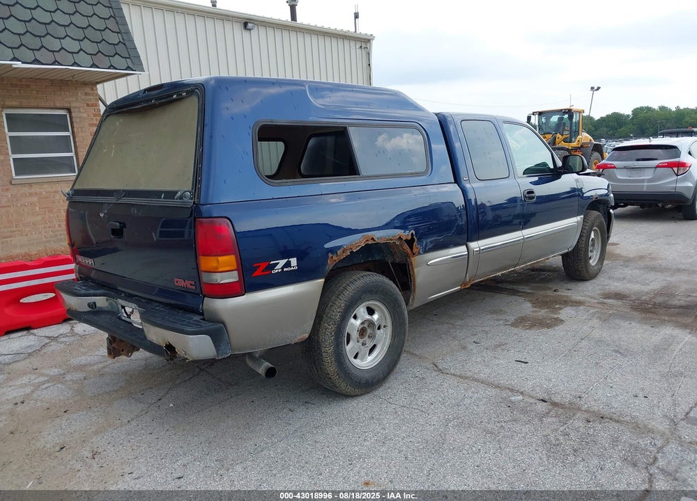 2002 GMC SIERRA 1500 SLE VIN: 1GTEK19T52Z303552