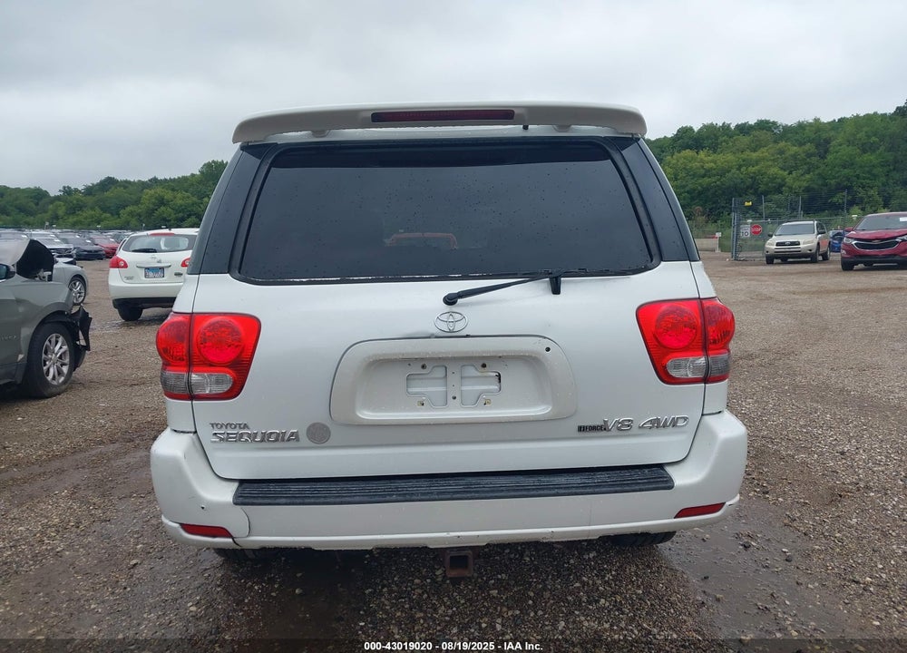 2006 TOYOTA SEQUOIA LIMITED V8 VIN: 5TDBT48A06S259484