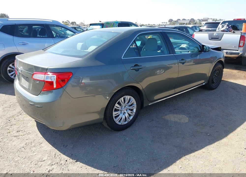 2012 TOYOTA CAMRY LE VIN: 4T4BF1FK7CR203942