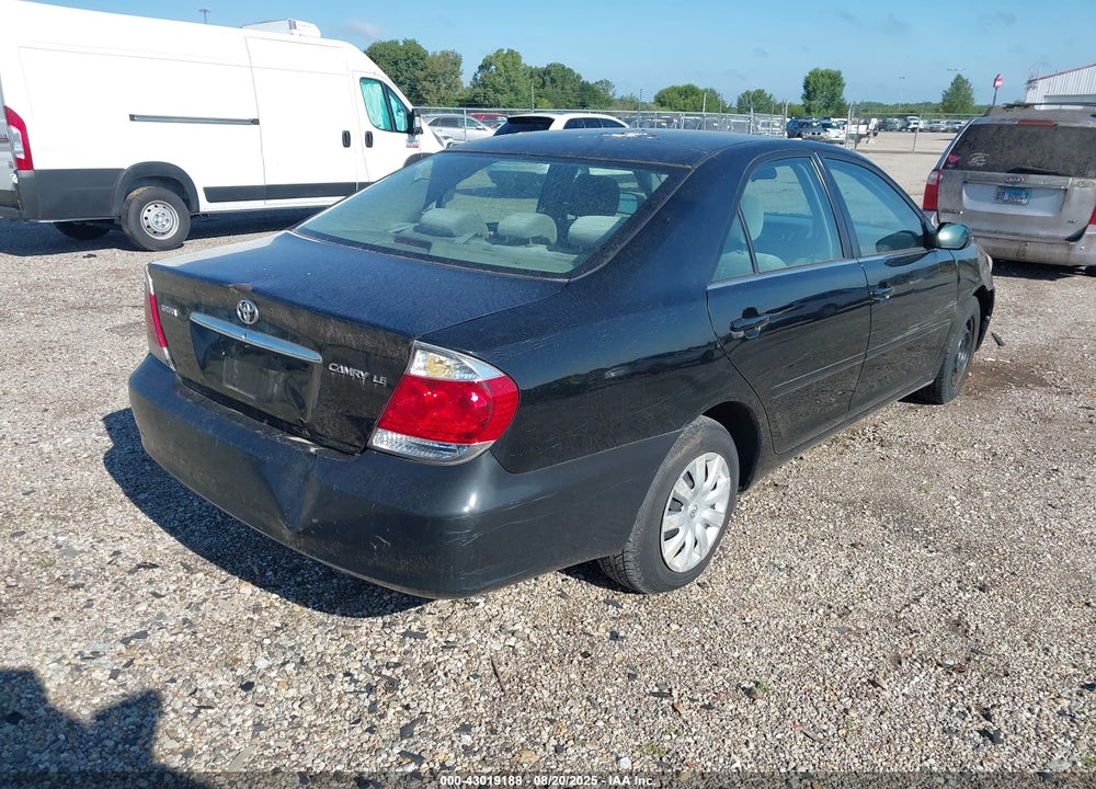 2005 TOYOTA CAMRY LE VIN: 4T1BE32K75U385224