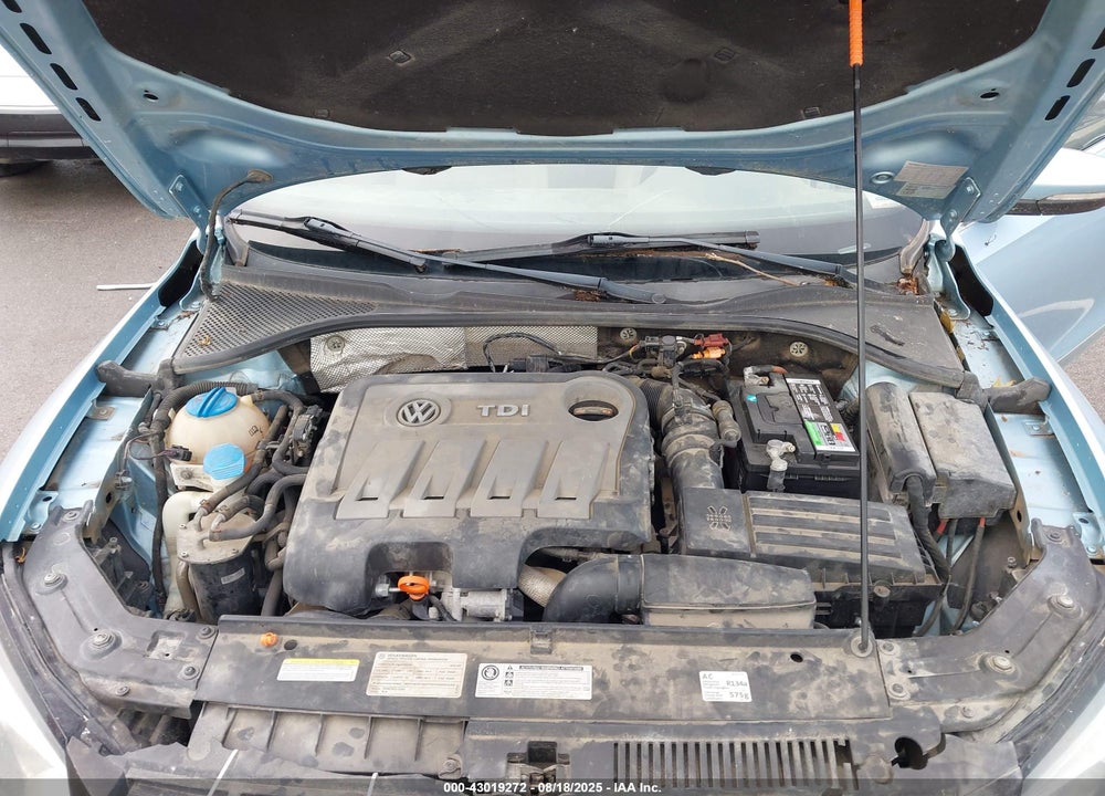 2012 VOLKSWAGEN PASSAT VIN: 1VWCN7A30CC105346