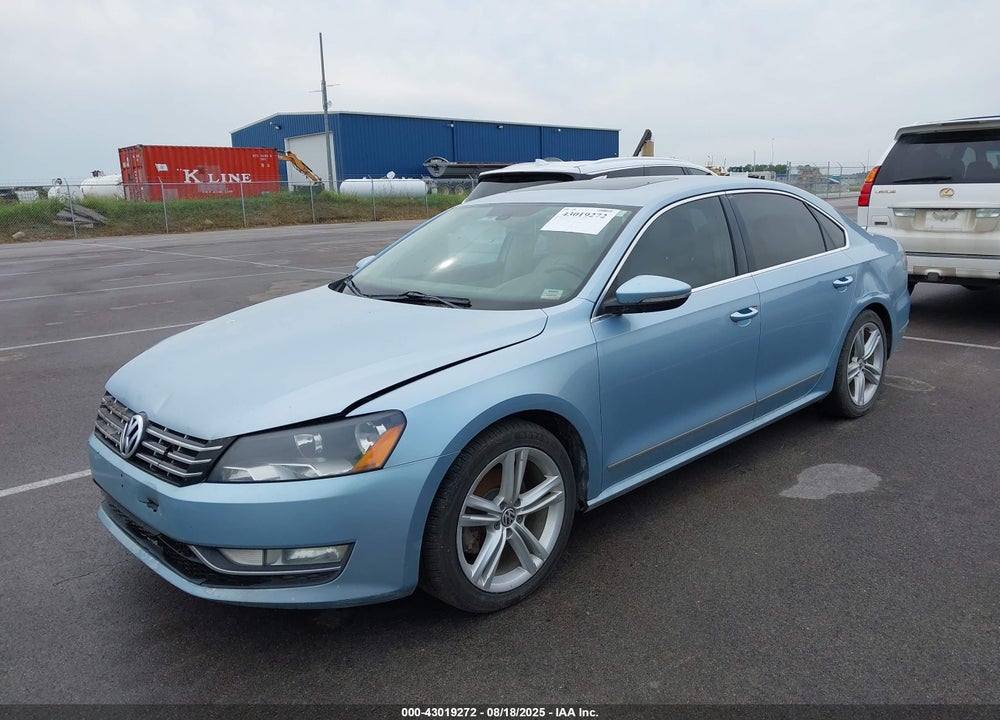 2012 VOLKSWAGEN PASSAT VIN: 1VWCN7A30CC105346