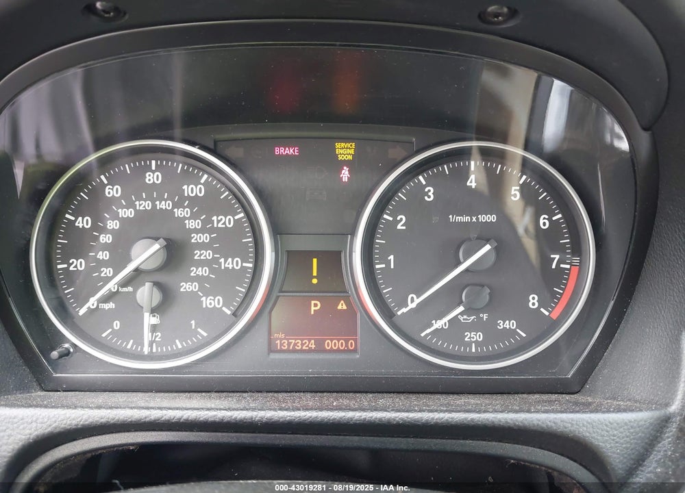 2011 BMW 3 SERIES VIN: WBADW7C58BE542675