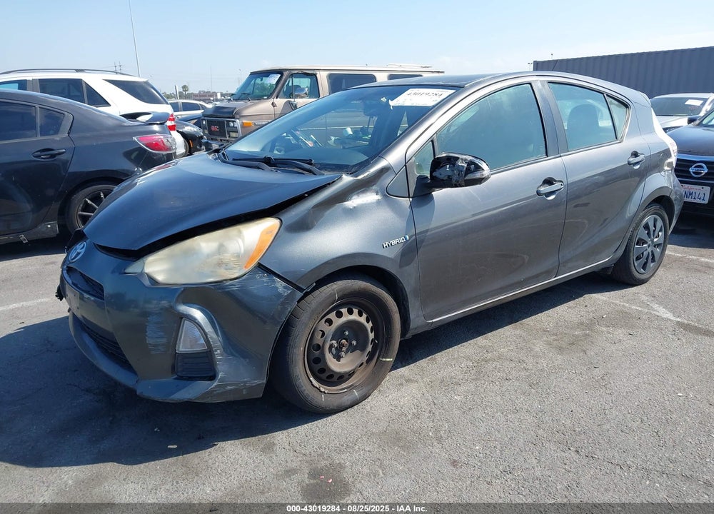 2012 TOYOTA PRIUS C ONE VIN: JTDKDTB34C1506323